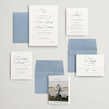 "Aristocratic" - Wedding Invitations in Sky by Creo Study - Invitation Suite