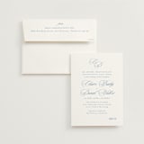 "Aristocratic" - Wedding Invitations in Sky by Creo Study - Invitation with Envelope