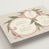 "1081" - Wedding Invitations in Blush by GeekInk Design - Detail