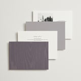 "Garden Lights" - Wedding Invitations in Plum by Hooray Creative - Back of Card Options