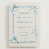 "Mediterraneo" - Wedding Invitations in Ocean by Pati Cascino - Front