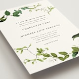 "Greenery" - Wedding Invitations in Fern by Susan Moyal - Detail