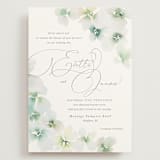"Whispered" - Wedding Invitations in Springtime by Design Lotus - Front