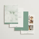 "Whispered" - Wedding Invitations in Springtime by Design Lotus - Back of Card Options