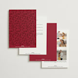 "Jaipur" - Wedding Invitations in Ruby by Mansi Verma - Back of Card Options