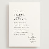 "Everything Love" - Wedding Invitations in Ebony by Louise Kay - Front