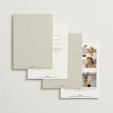 "Everything Love" - Wedding Invitations in Ebony by Louise Kay - Back of Card Options