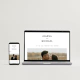 "Everything Love" - Wedding Invitations in Ebony by Louise Kay - FREE Wedding Website