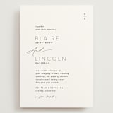 "Paire" - Wedding Invitations in Tuxedo by Kate Ahn - Front