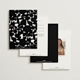 "Paire" - Wedding Invitations in Tuxedo by Kate Ahn - Back of Card Options