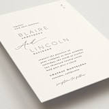 "Paire" - Wedding Invitations in Tuxedo by Kate Ahn - Detail
