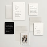 "Paire" - Wedding Invitations in Tuxedo by Kate Ahn - Invitation Suite