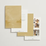 "Silhouette" - Wedding Invitations in Sunrise by Lindsay Megahed - Back of Card Options