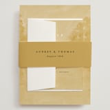 "Silhouette" - Wedding Invitations in Sunrise by Lindsay Megahed - Assembled with Belly Band
