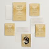 "Silhouette" - Wedding Invitations in Sunrise by Lindsay Megahed - Invitation Suite