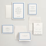 "Montauk" - Wedding Invitations in Blue Bell by Megan Davis - Invitation Suite