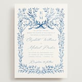 "Royal" - Wedding Invitations in Cobalt by Petra Kern - Front