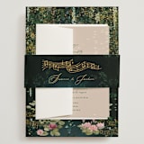 "New Orleans from Disney's Princess and The Frog" - Wedding Invitations in Mystic by Phrosné Barwood - Assembled with Belly Band