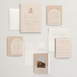 "Sunset Beach" - Wedding Invitations in Sand by Owl and Toad - Invitation Suite