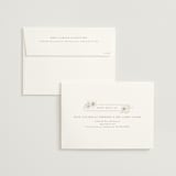 "Floral Ampersand Monogram" - Wedding Invitations in Toffee by Amanda Day - FREE Recipient Addressing