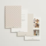 "Salted" - Wedding Invitations in Blush by Pixel and Hank - Back of Card Options