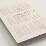 "Salted" - Wedding Invitations in Blush by Pixel and Hank - Detail