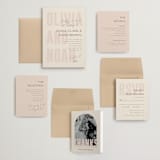 "Salted" - Wedding Invitations in Blush by Pixel and Hank - Invitation Suite