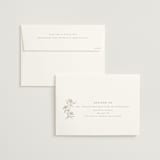 "Monogrammed" - Wedding Invitations in Taupe by Chris Griffith - FREE Recipient Addressing