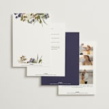 "Pressed Garden" - Wedding Invitations in Fall by Grace Kreinbrink - Back of Card Options