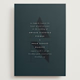 "Centro" - Wedding Invitations in Midnight by Up Up Creative - Front