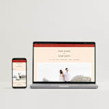 "Mizu Pattern" - Wedding Invitations in Ruby by Kanika Mathur - FREE Wedding Website