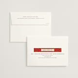 "Mizu Pattern" - Wedding Invitations in Ruby by Kanika Mathur - FREE Recipient Addressing