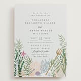 "Part Of Your World from Disney's Little Mermaid" - Wedding Invitations in Sea by Alethea and Ruth - Front