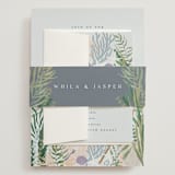 "Part Of Your World from Disney's Little Mermaid" - Wedding Invitations in Sea by Alethea and Ruth - Assembled with Belly Band