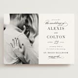 "Charming" - Wedding Invitations in Pearl by AK Graphics - Front