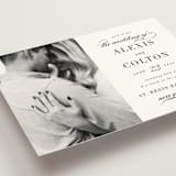 "Charming" - Wedding Invitations in Pearl by AK Graphics - Detail