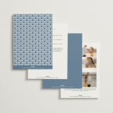 "AKARI" - Wedding Invitations in Wave by Melanie Kosuge - Back of Card Options