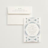 "AKARI" - Wedding Invitations in Wave by Melanie Kosuge - Invitation with Envelope