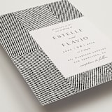 "Elegant Ethno" - Wedding Invitations in Noir by FRANI - Detail