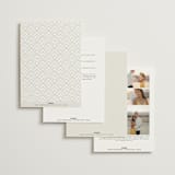 "Grande" - Wedding Invitations in Cotton by Carolyn Nicks - Back of Card Options