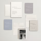 "The Minimalist" - Wedding Invitations in Air by lulu and isabelle - Invitation Suite