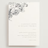 "Delicate" - Wedding Invitations in Pearl by Emily Sabol Goss - Front
