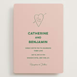 "Crazy Little Thing Called Love" - Wedding Invitations in Avocado by Helena Vitto - Front
