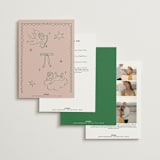 "Crazy Little Thing Called Love" - Wedding Invitations in Avocado by Helena Vitto - Back of Card Options