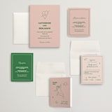 "Crazy Little Thing Called Love" - Wedding Invitations in Avocado by Helena Vitto - Invitation Suite