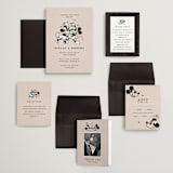 "Disney's Retro Mickey Mouse and Minnie Mouse" - Wedding Invitations in Retro by Sumak Studio - Invitation Suite