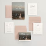 "Full Photo" - Wedding Invitations in Chiffon by Orasie - Invitation Suite