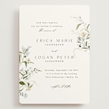"Fleur" - Wedding Invitations in Lily by Everett Paper Goods - Front