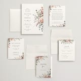 "Golden Hour" - Wedding Invitations in Water Lily by Jennifer Wick - Invitation Suite