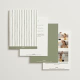 "Handwritten" - Wedding Invitations in Moss by Cass Loh - Back of Card Options